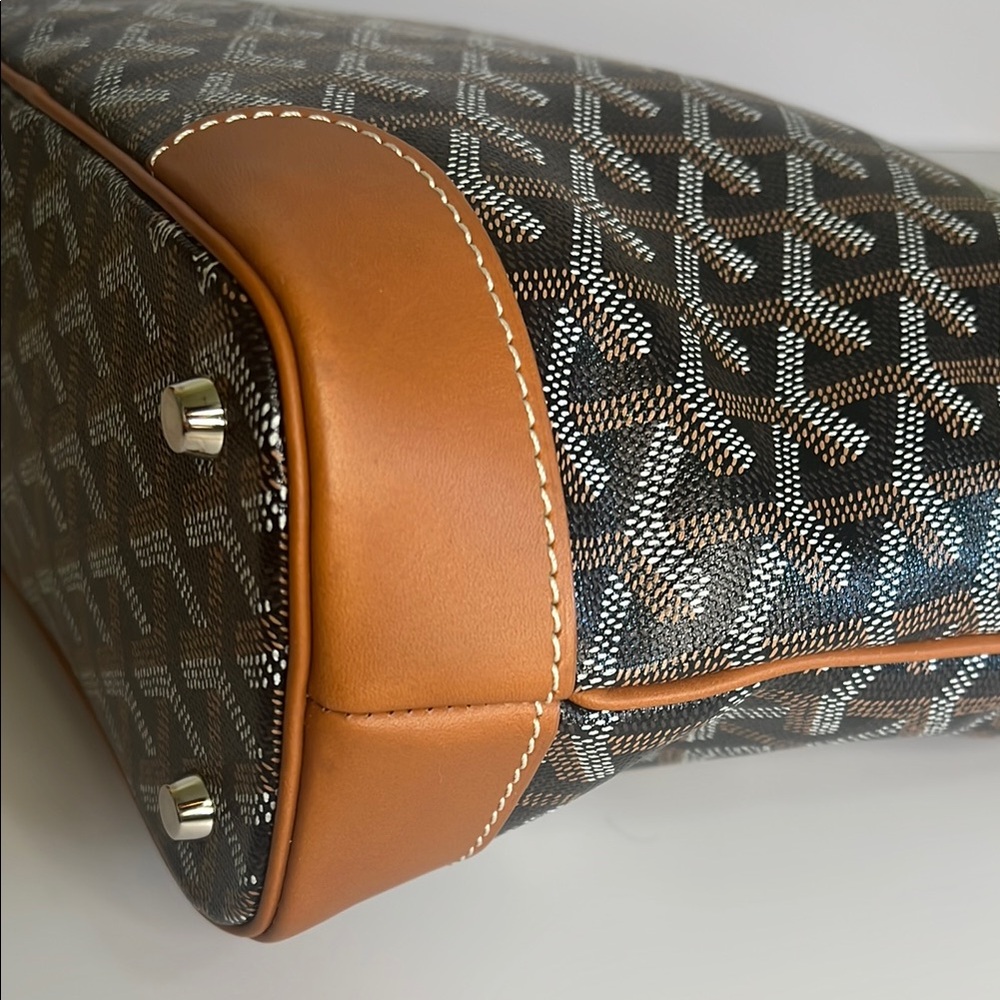 Goyard Brown & Black St. Louis Tote Bag - Picture 7 of 14